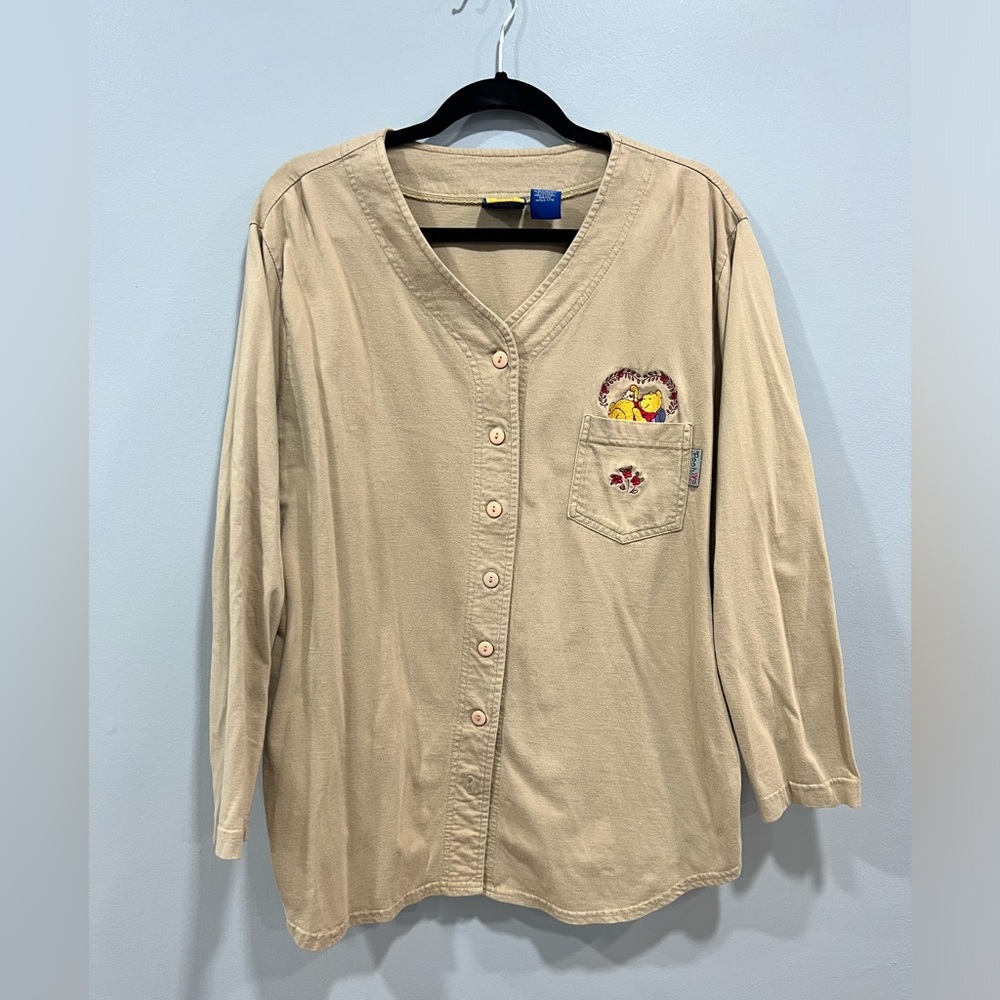 Vintage Pooh button up 2x